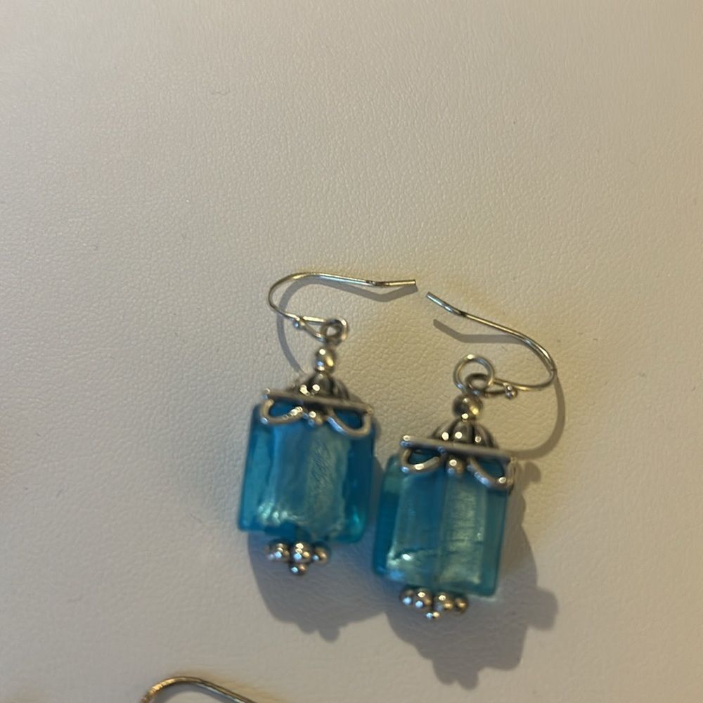 Lot of 3 dangle earrings - Picture 3 of 5